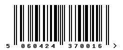 EAN 5060424370016 barcode image