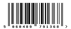 5060489791368 barcode