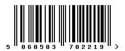 EAN barcode number 5060503702219