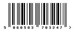 EAN barcode number 5060503703247