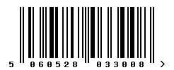 5060528033008 barcode