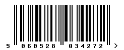 upc 5060528034272 barcode image