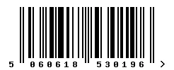 5060618530196 barcode