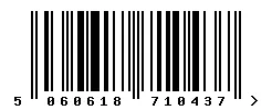 5060618710437 barcode