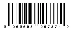 EAN 5065003267374 barcode image
