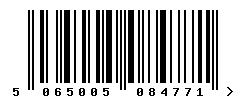 upc 5065005084771 barcode image