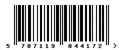 5707119044172 barcode