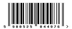 EAN barcode 5900525044976