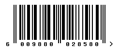 upc 6009880028580 barcode image