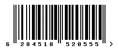 6284518520555 barcode