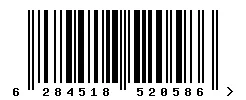 6284518520586 barcode