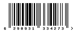 upc 6290931334273 barcode image