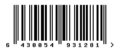 6430054931281 barcode