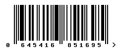 EAN barcode 645416851695