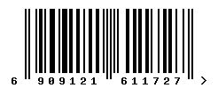 6909121611727 barcode