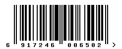 EAN barcode 6917246006502