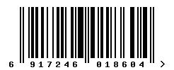 EAN 6917246018604 barcode image