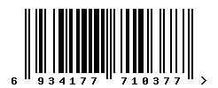 upc 6934177710377 barcode image