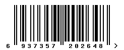 EAN barcode number 6937357202648