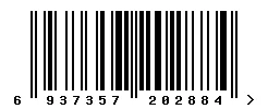 EAN barcode 6937357202884