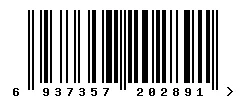 EAN barcode 6937357202891