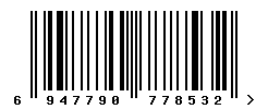 upc 6947790778532 barcode image