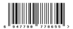 upc 6947790778655 barcode image