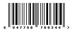 upc 6947790780344 barcode image