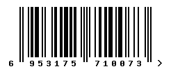 upc 6953175710073 barcode image