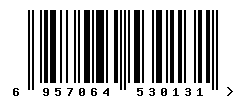EAN barcode number 6957064530131