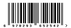 upc 6970293652542 barcode image