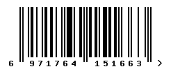 upc 6971764151663 barcode image