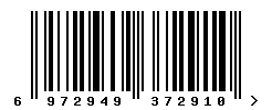 upc 6972949372910 barcode image