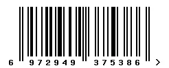 EAN barcode 6972949375386