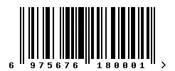 6975676180001 barcode