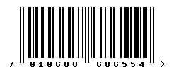 EAN 7010608686554 barcode image