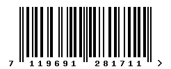 7119691281711 barcode
