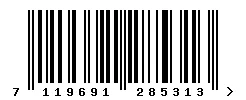 7119691285313 barcode
