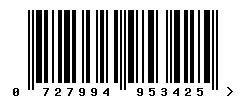 EAN barcode 727994953425