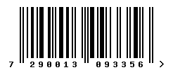upc 7290013093356 barcode image
