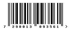 upc 7290013093561 barcode image
