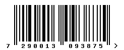 upc 7290013093875 barcode image