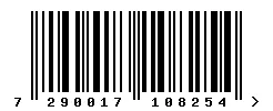 EAN barcode 7290017108254