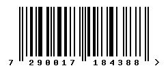 EAN barcode 7290017184388