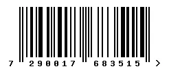 EAN barcode 7290017683515