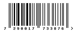 EAN barcode 7290017733876