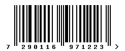 EAN barcode 7290116971223