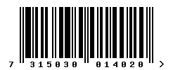 7315030014020 barcode