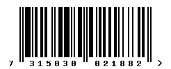 7315030021882 barcode