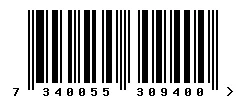 EAN barcode 7340055309400